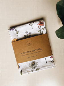 Fiat Floral Tea Towel