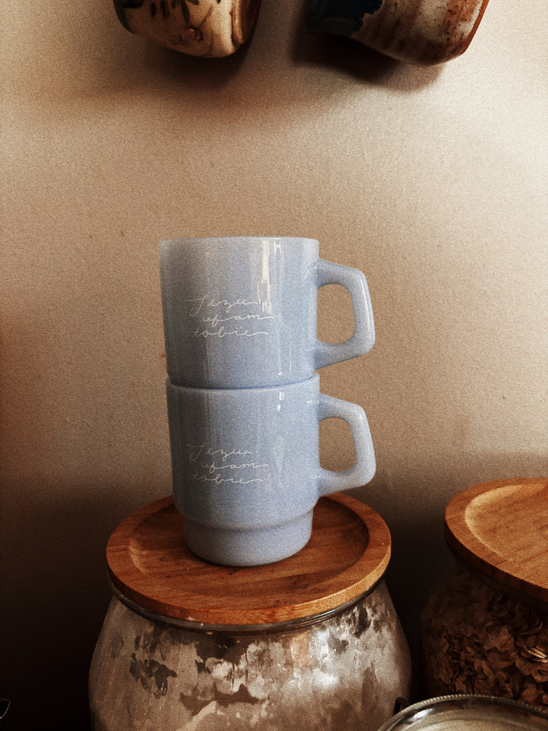 Faustina Milk Glass Mug
