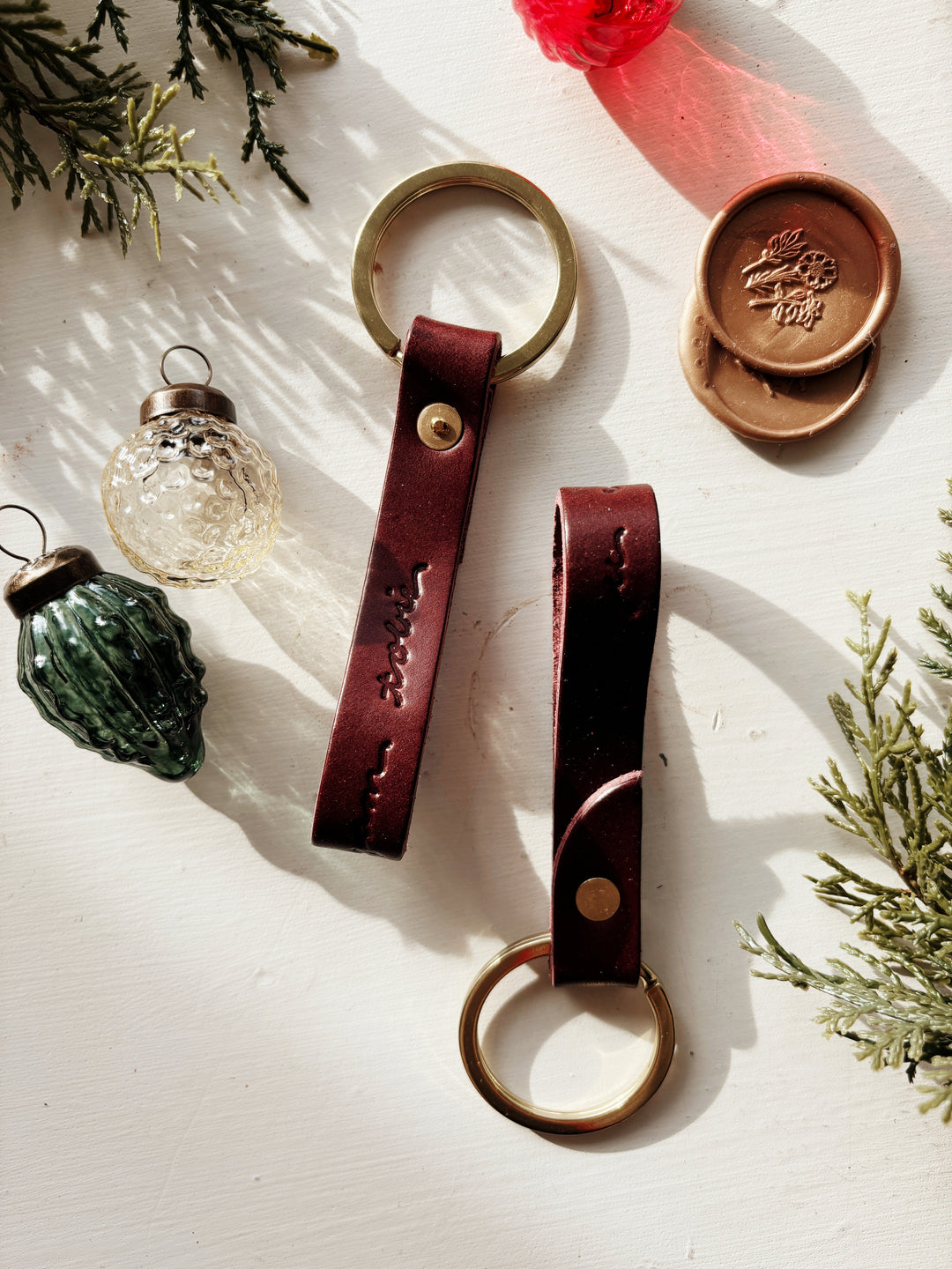 Jezu Leather Keychain