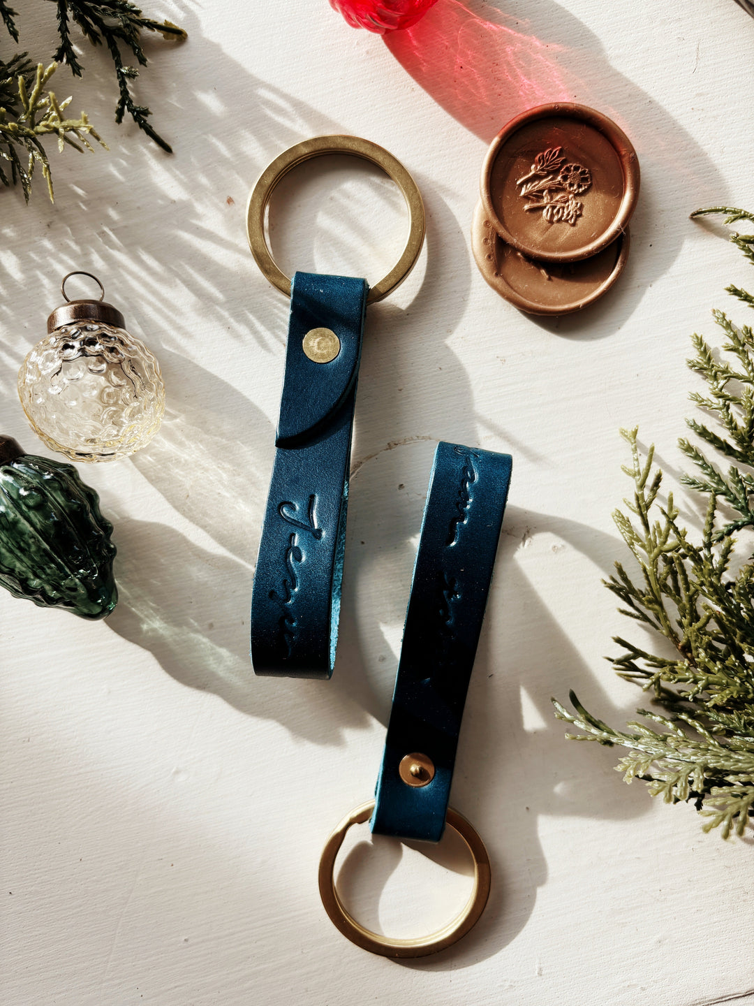 Jezu Leather Keychain