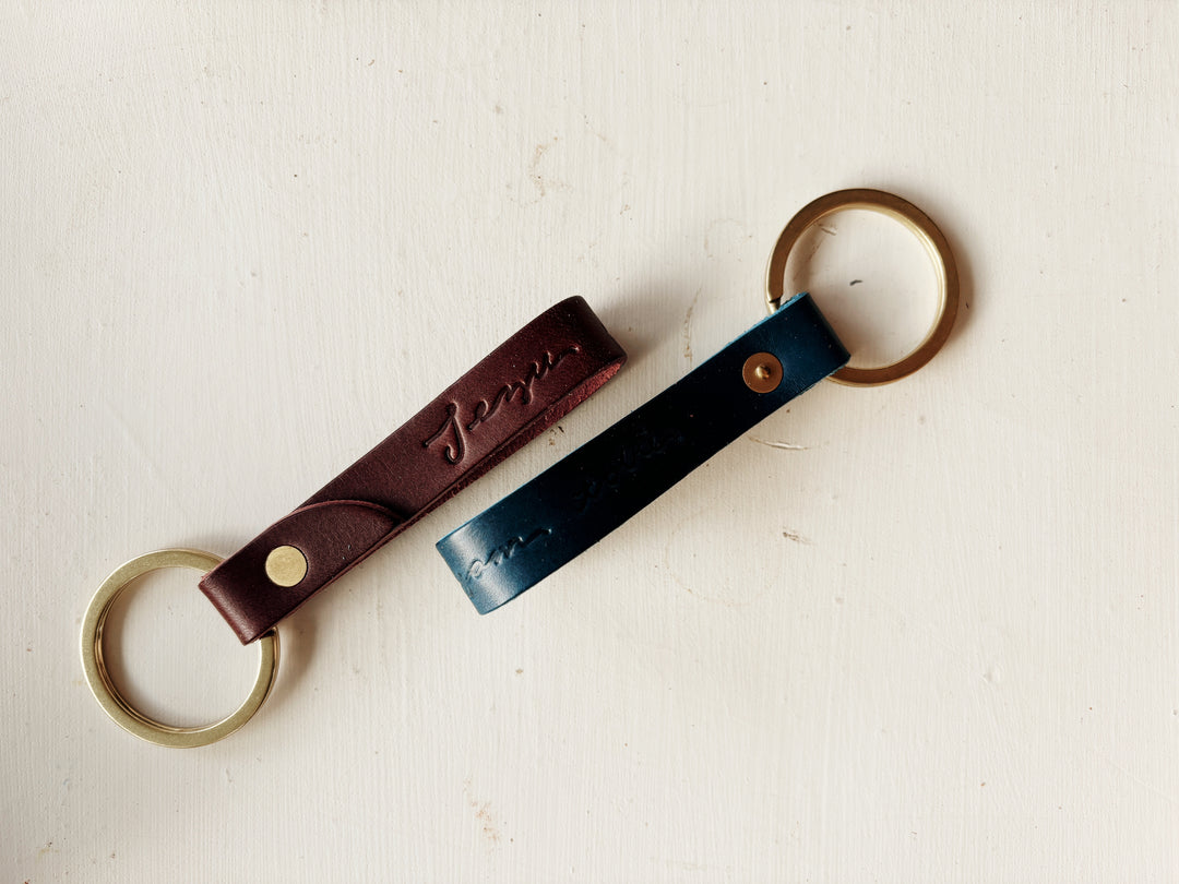 Jezu Leather Keychain