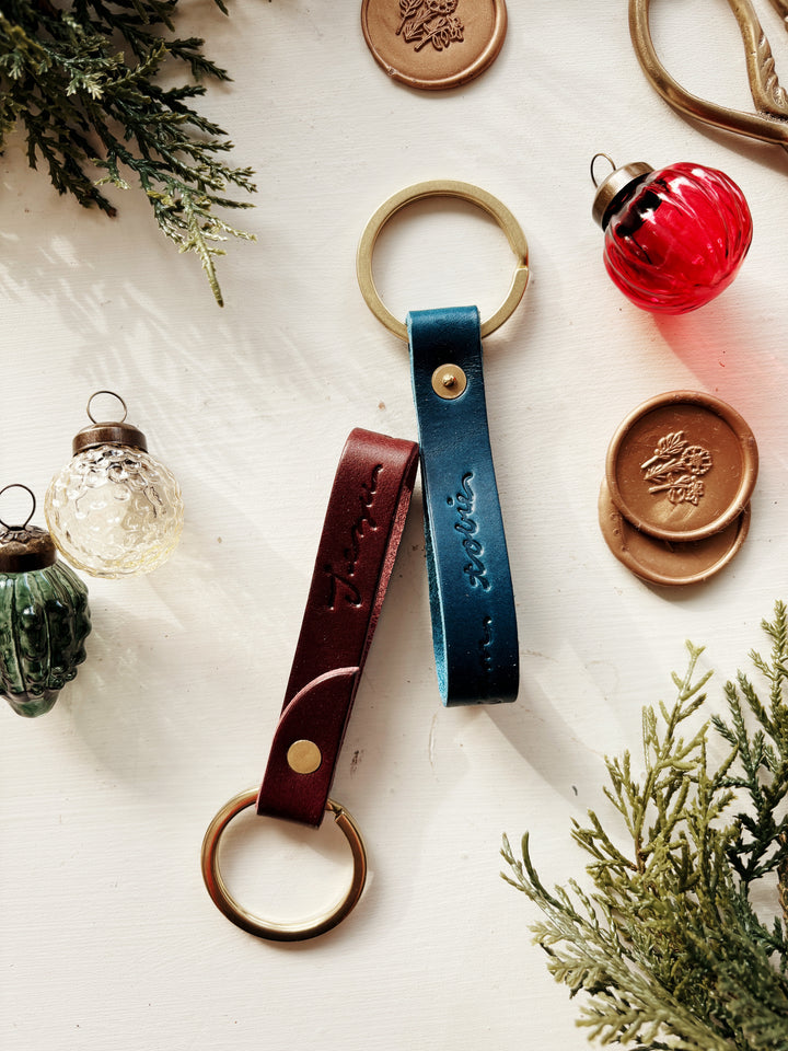 Jezu Leather Keychain