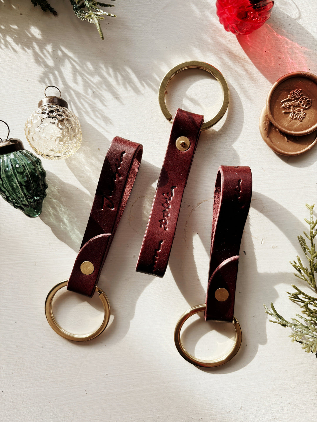 Jezu Leather Keychain