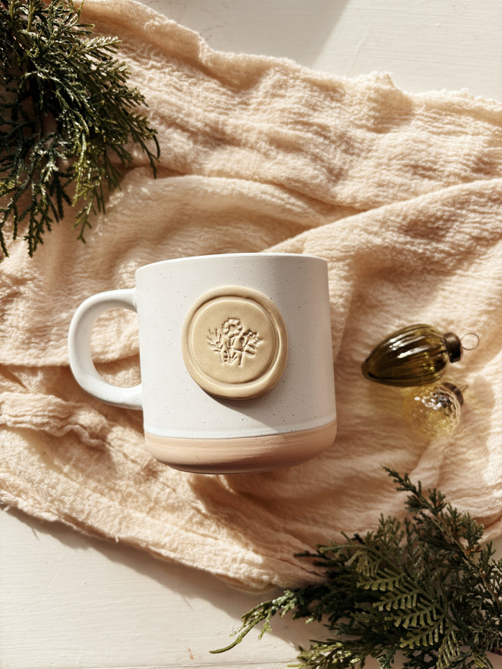 Holy Family Floral Cabin Mug