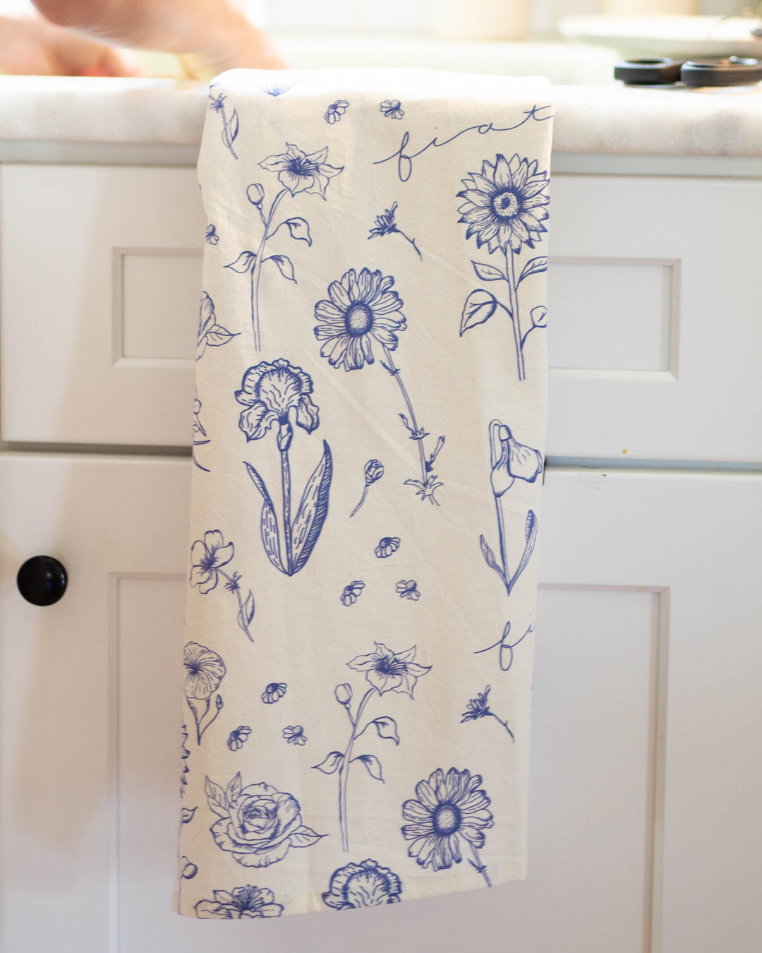 Fiat Floral Tea Towel
