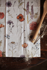 Little Way Floral Tea Towel