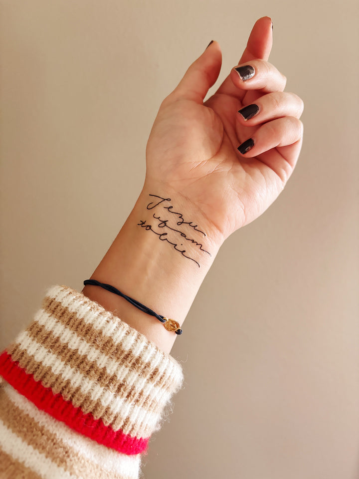 Jezu Temporary Tatoos