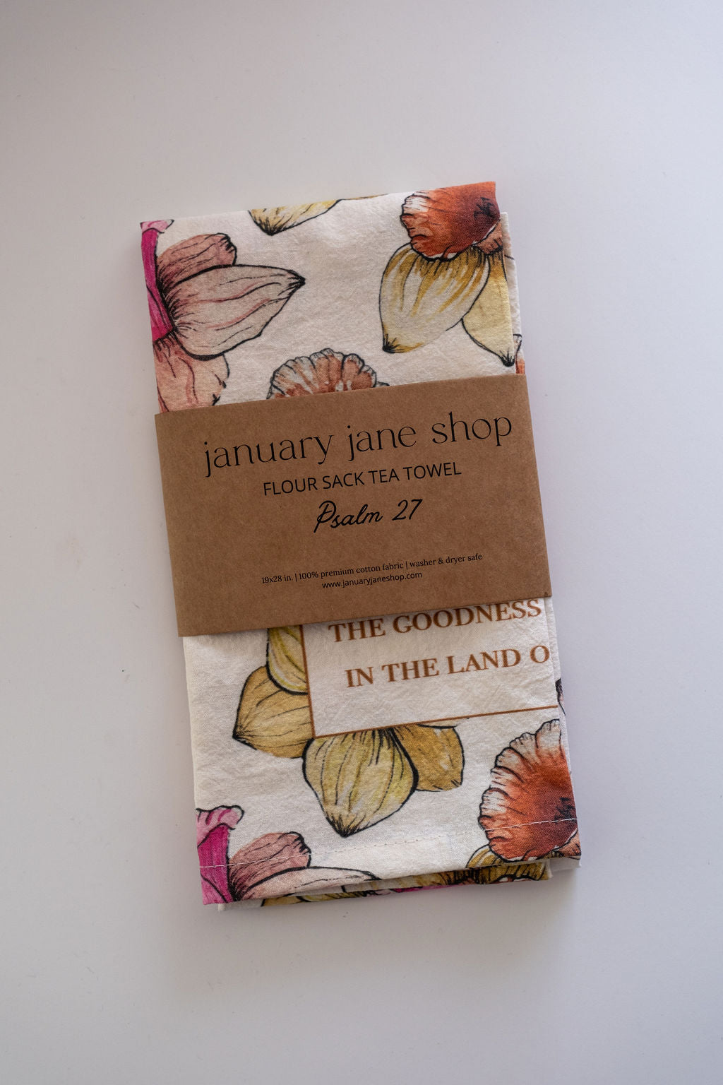 Psalm 27 Tea Towels
