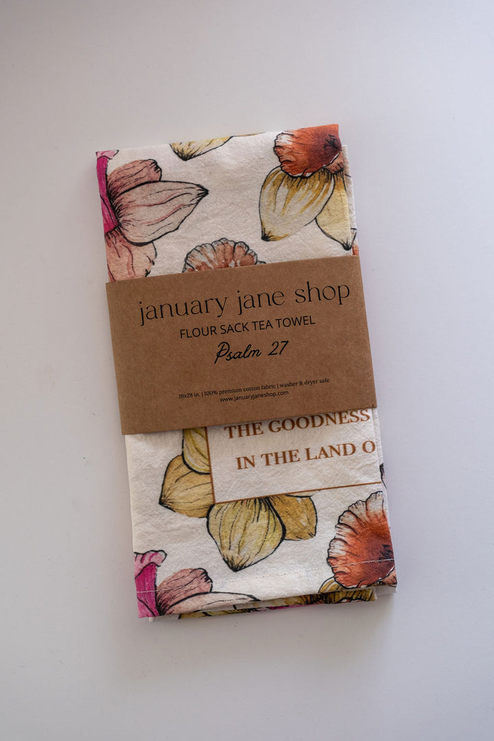 Psalm 27 Tea Towels