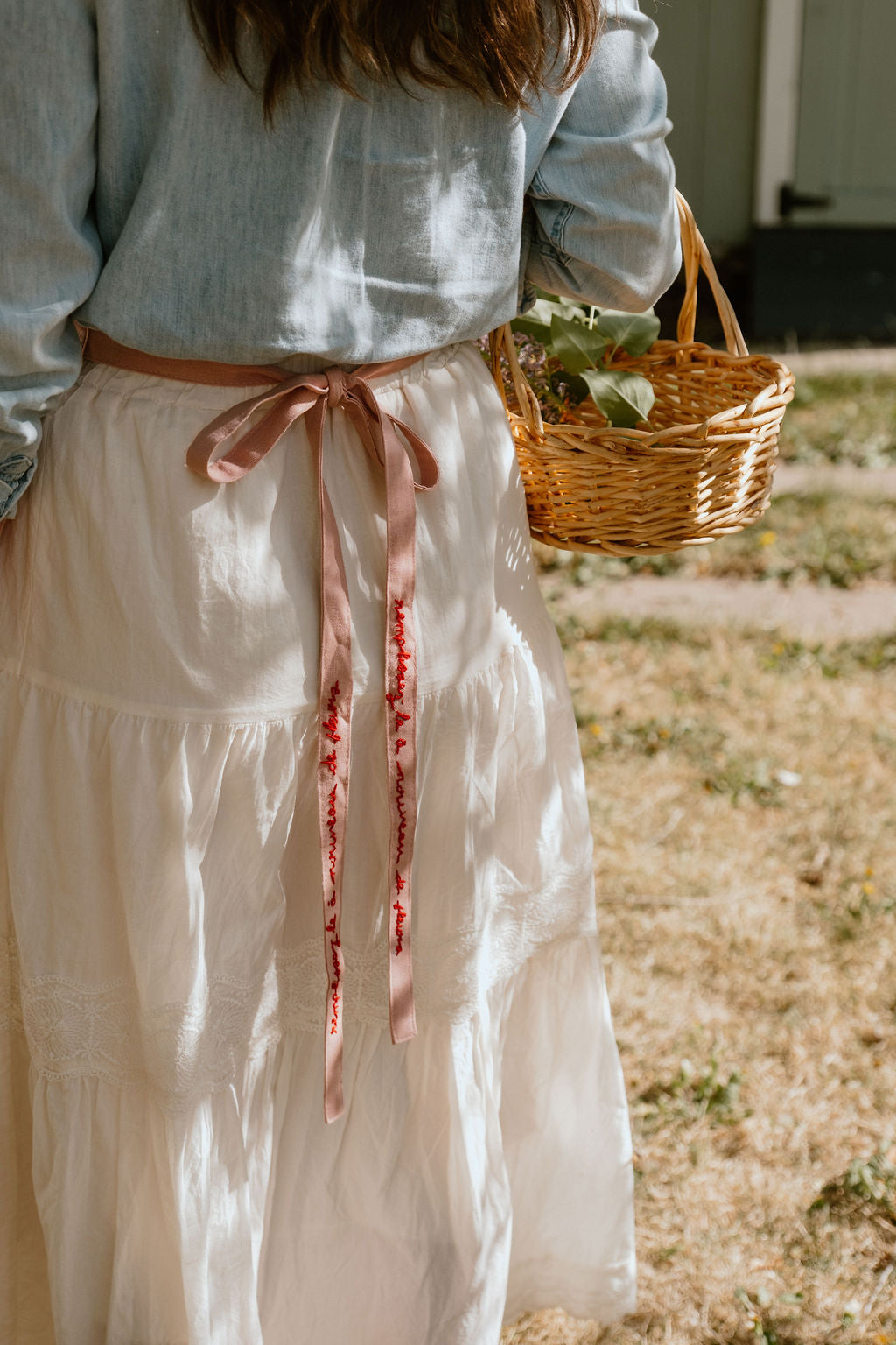 Embroidered Apron Dress