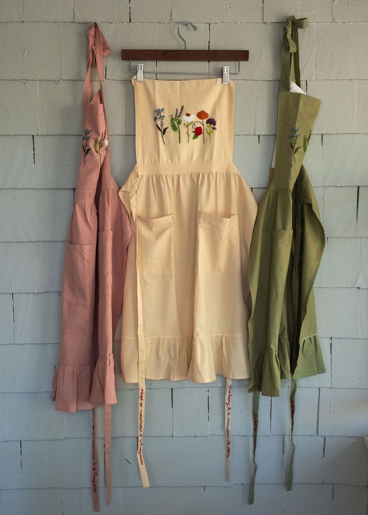 Embroidered Apron Dress