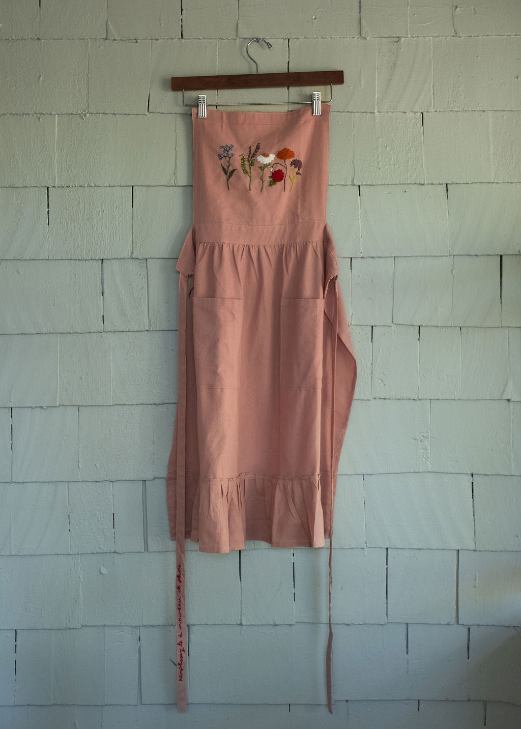 Embroidered Apron Dress