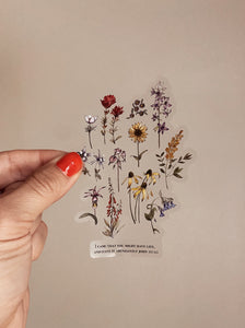 Rocky Mountain Wildflower Sticker