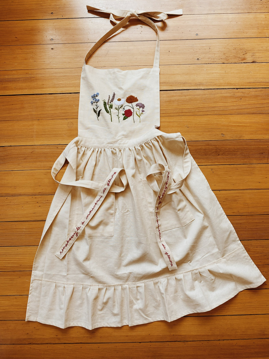 Embroidered Apron Dress - JUNE PREORDER