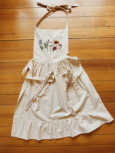 Embroidered Apron Dress (APRIL PREORDER)