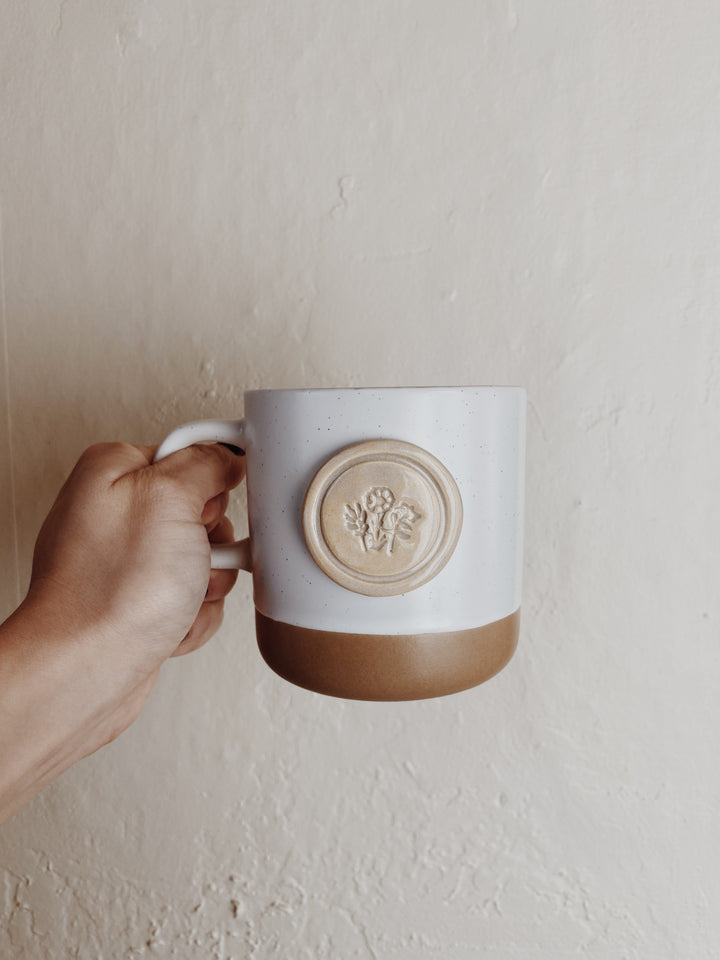 Holy Family Floral Mug