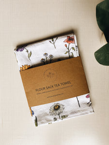 Fiat Floral Tea Towel (PREORDER)
