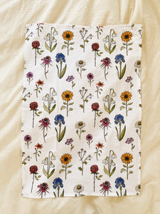 Fiat Floral Tea Towel (PREORDER)