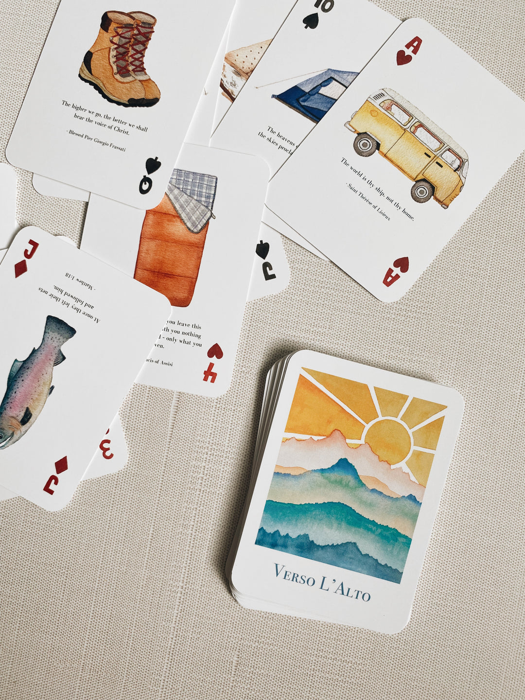 Frassati Camp Playing Cards