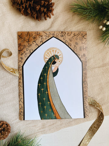 Saint Joseph Folk Print