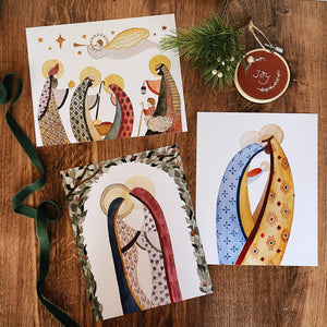 Holy Family Folk Print