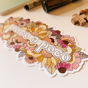 Poco A Poco Sticker