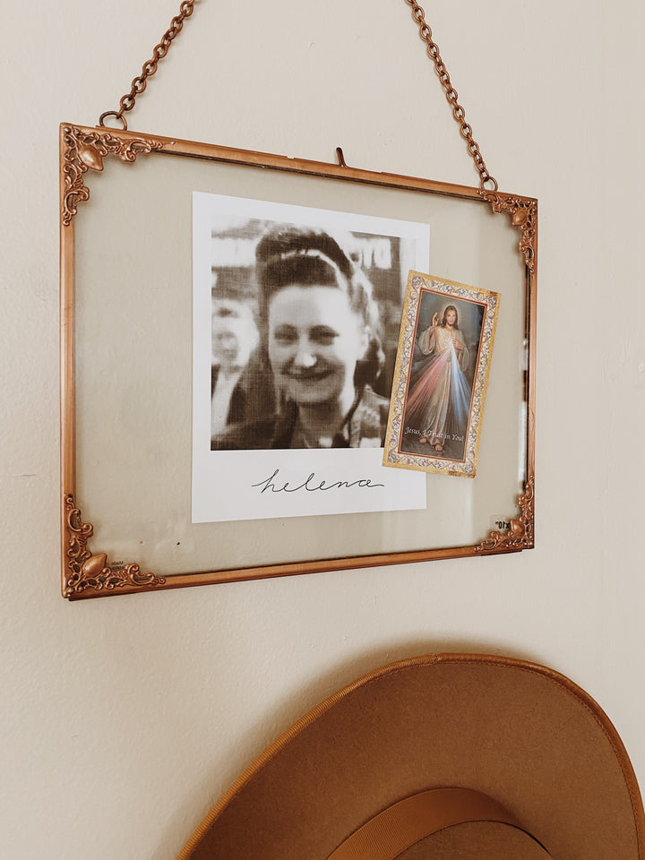 Single Polaroid Saint Print