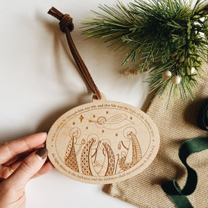 Wooden Christmas Ornament