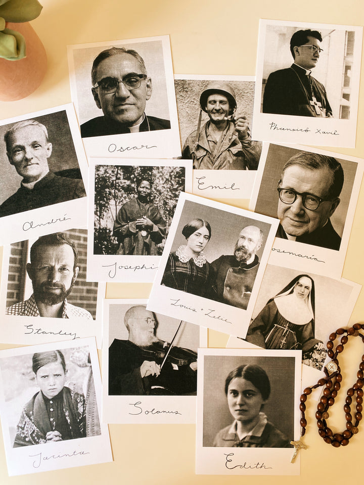 Single Polaroid Saint Print