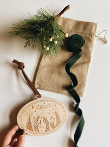 Wooden Christmas Ornament