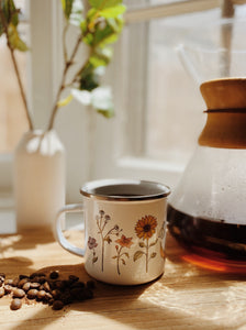 Fiat Floral Camp Mug (PREORDER)