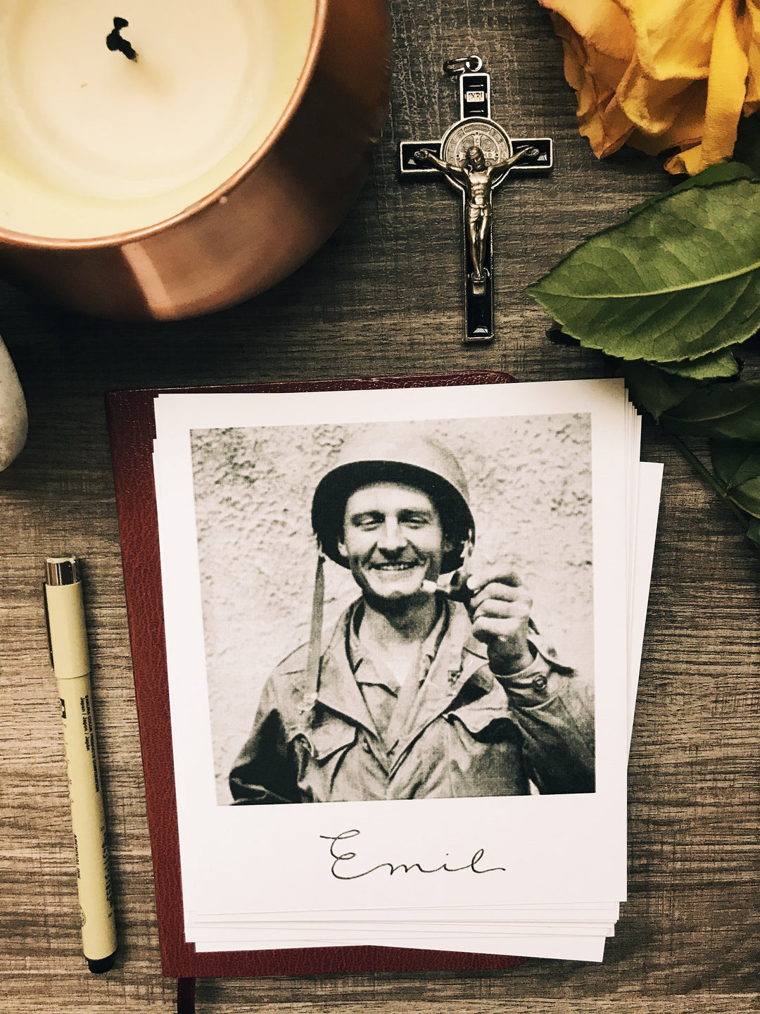 Single Polaroid Saint Print